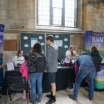 Visitors at the Communicating with Quantum stand